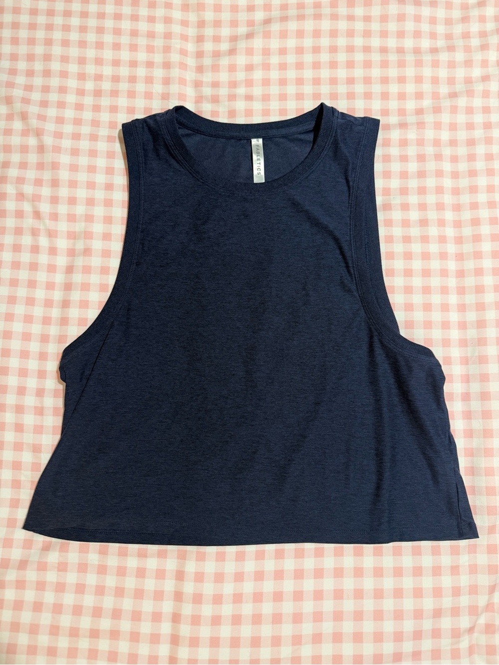 Fabletics Women’s Navy Blue Muscle Tank Top